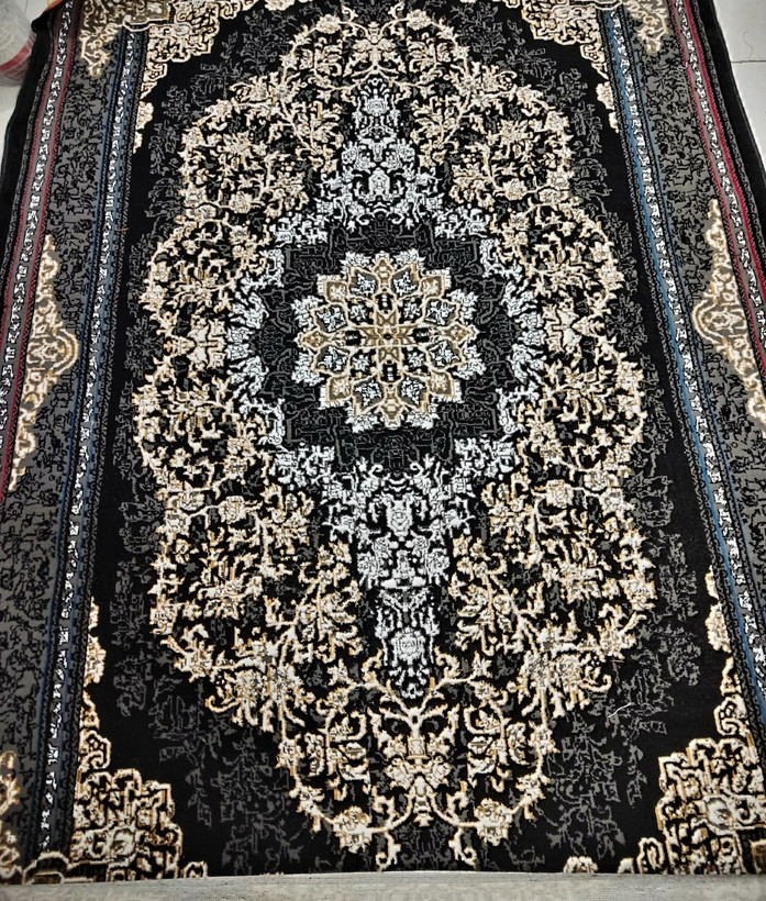 فرش طرح تندیس 700 شانه سرمه 6 متری فرش ارزان