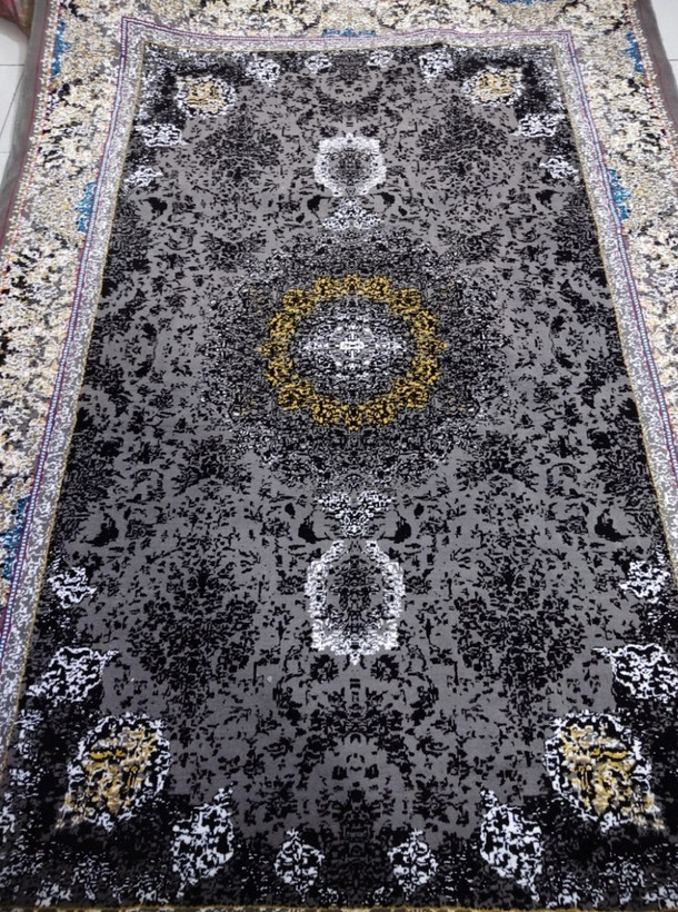 فرش طرح پریس طوسی 700 شانه 6 متری 1500 تراکم فرش ارزان