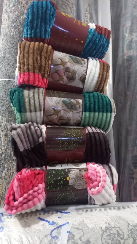 پتوی کرکره ای ژله ای برجسته رنگبندی گوناگون