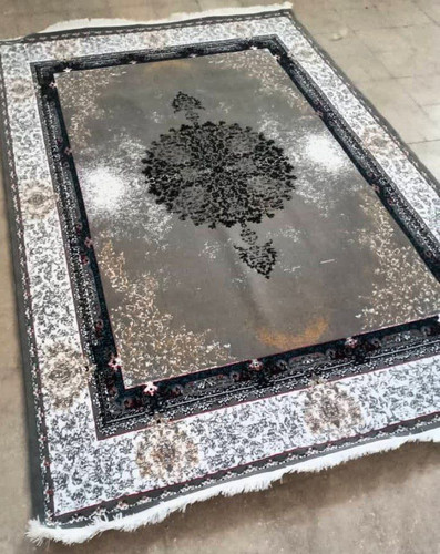 فرش طرح آراز طوسی 700شانه 9متری اقتصادی فرش ارزان