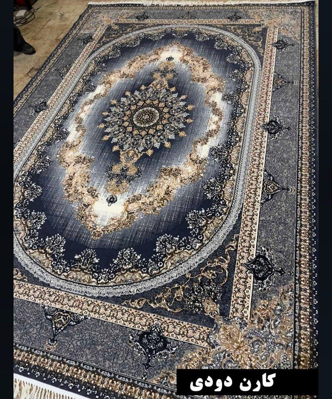 فرش طرح کارن دودی 700شانه 2550 تراکم سنگین 6 متری