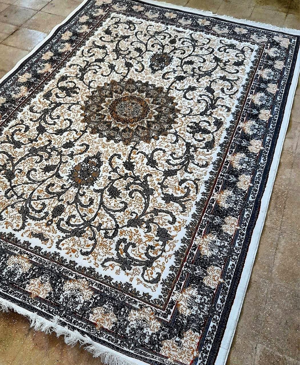 فرش طرح تلناز  700 شانه کرم 6 متری فرش ارزان